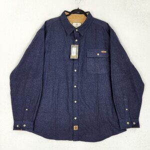 Legendary Whitetails Shirt Mens XL Blue Buck Camp Flannel Long Sleeve NEW